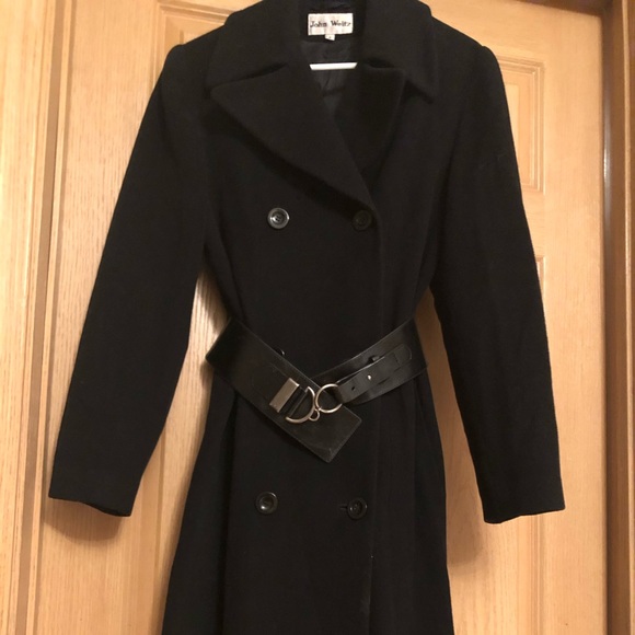 John Weitz Jackets & Blazers - John Weitz Women Long Swing Coat Size 6 Wool Blend